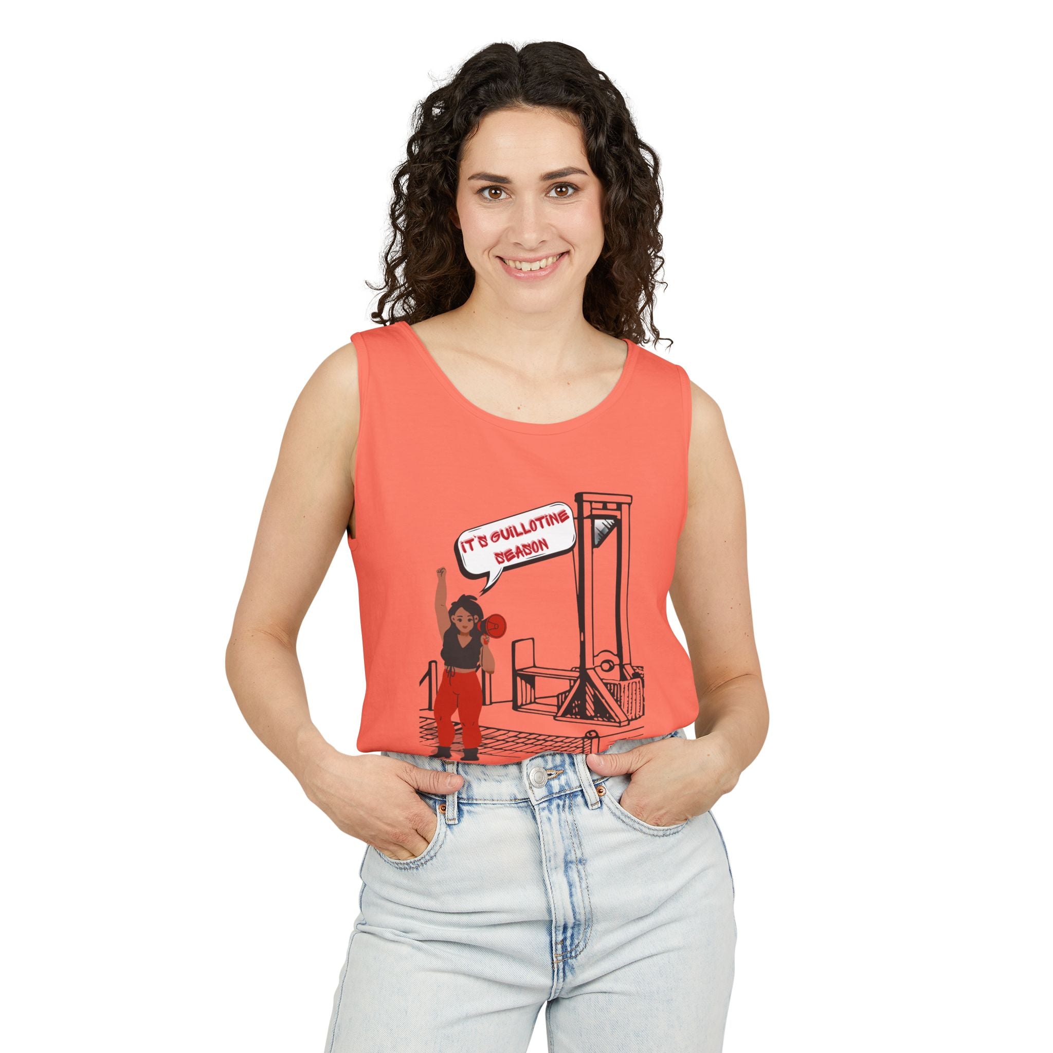 Guillotine Season Tank Top – Anti-Fascist Protest Apparel