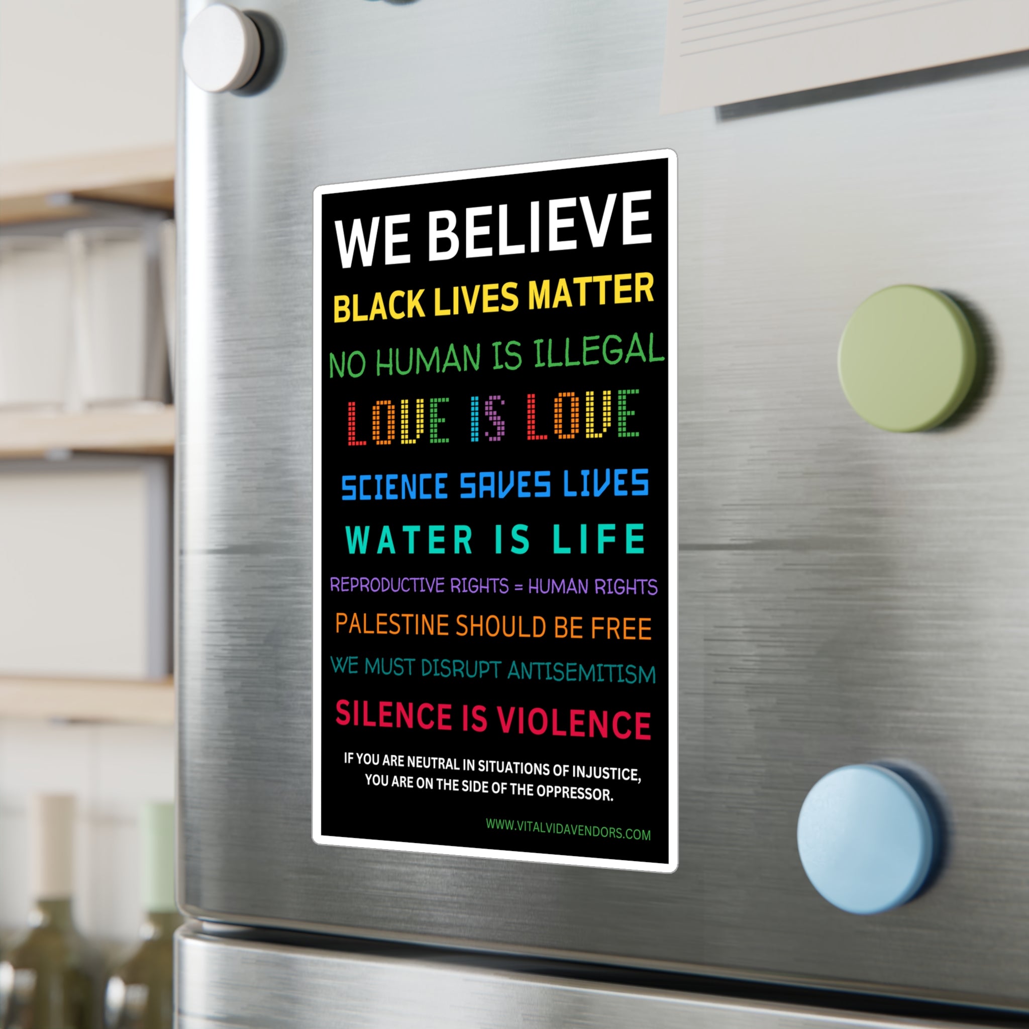 We Believe Vinyl Decal