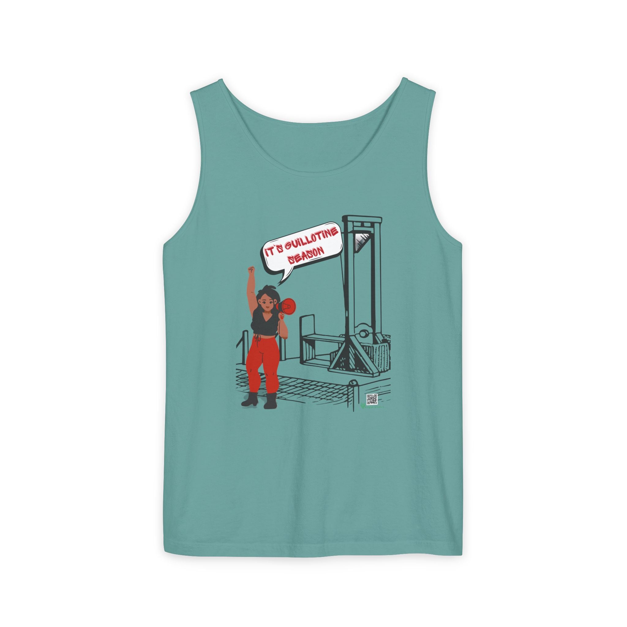 Guillotine Season Tank Top – Anti-Fascist Protest Apparel