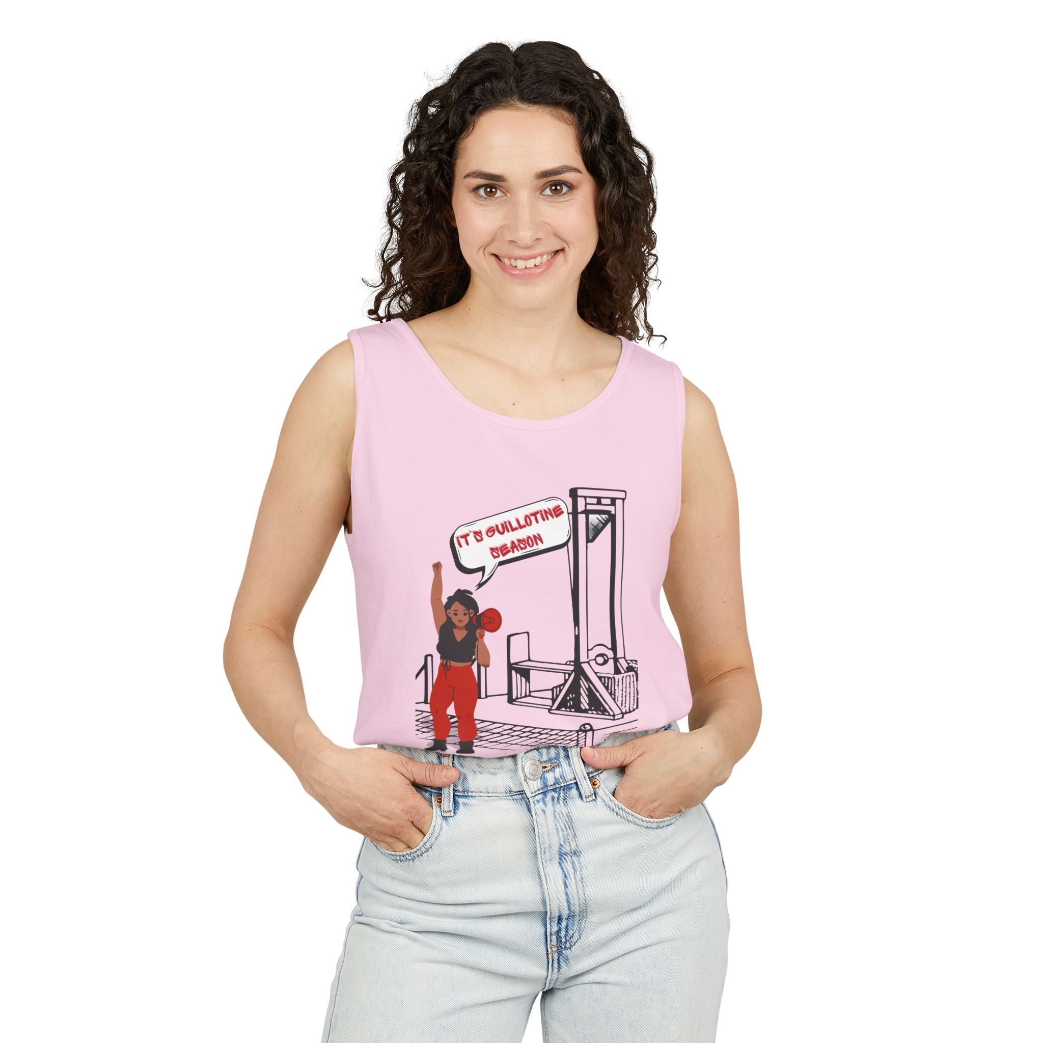 Guillotine Season Tank Top – Anti-Fascist Protest Apparel