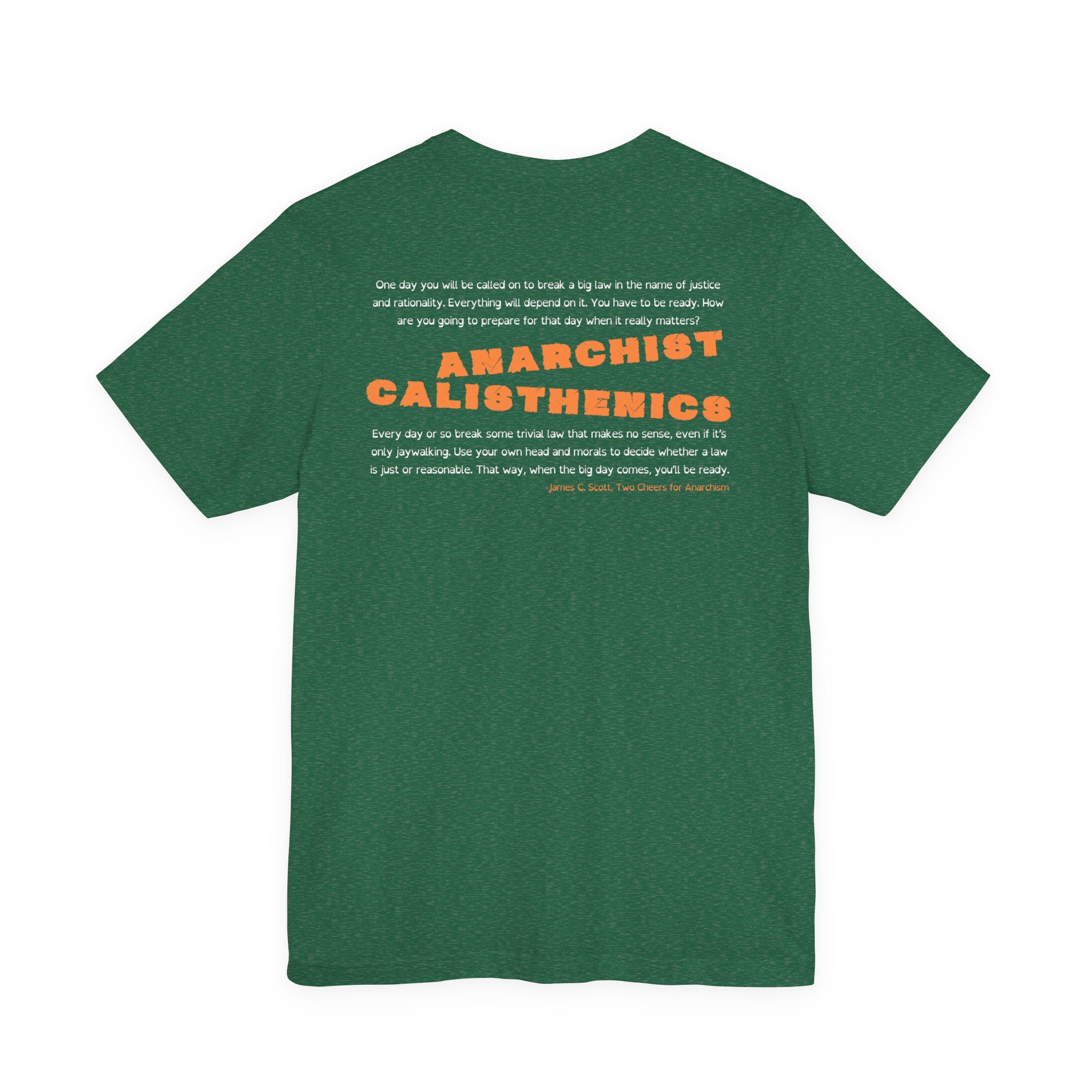 Anarchist Calisthenics- Jersey Short Sleeve Tee