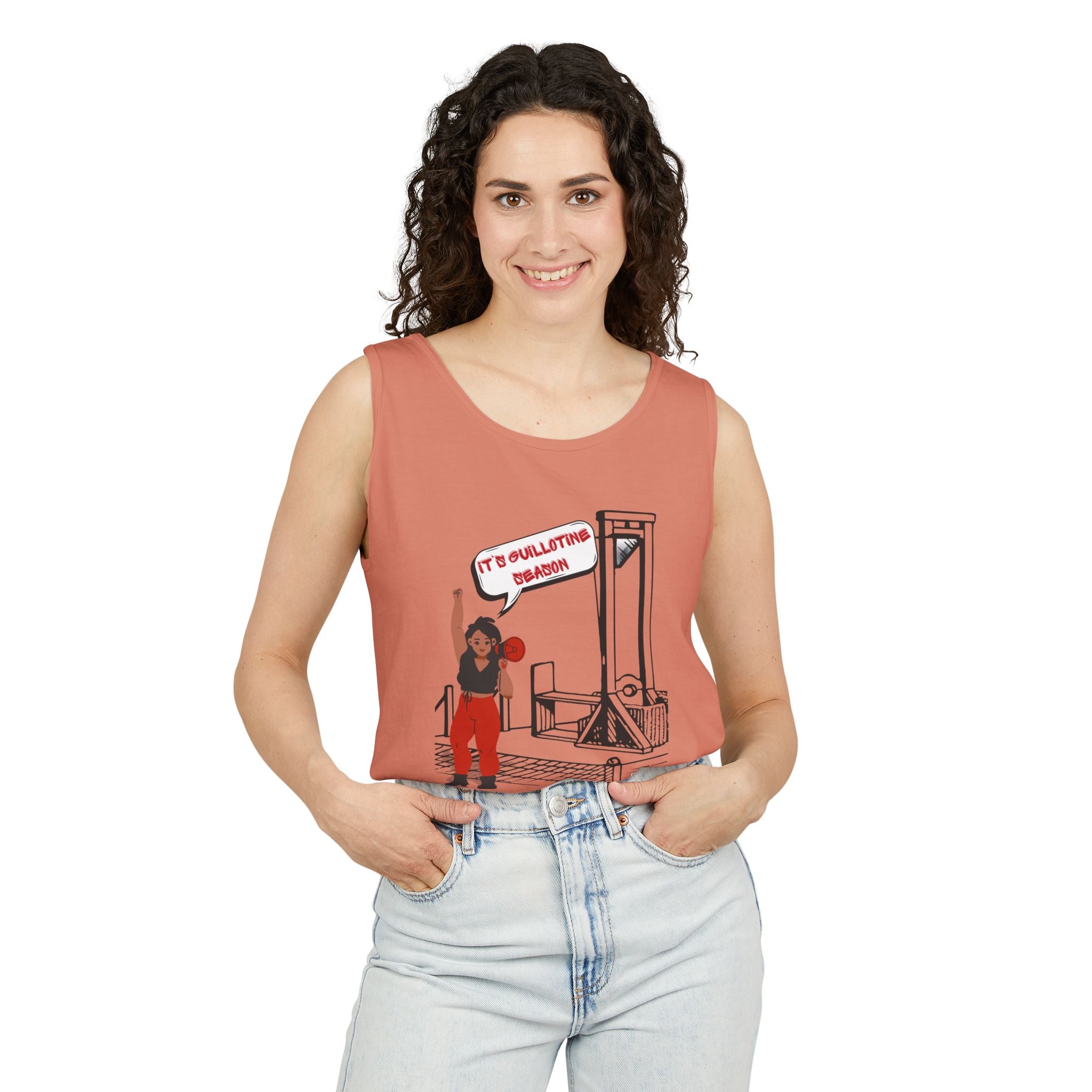 Guillotine Season Tank Top – Anti-Fascist Protest Apparel