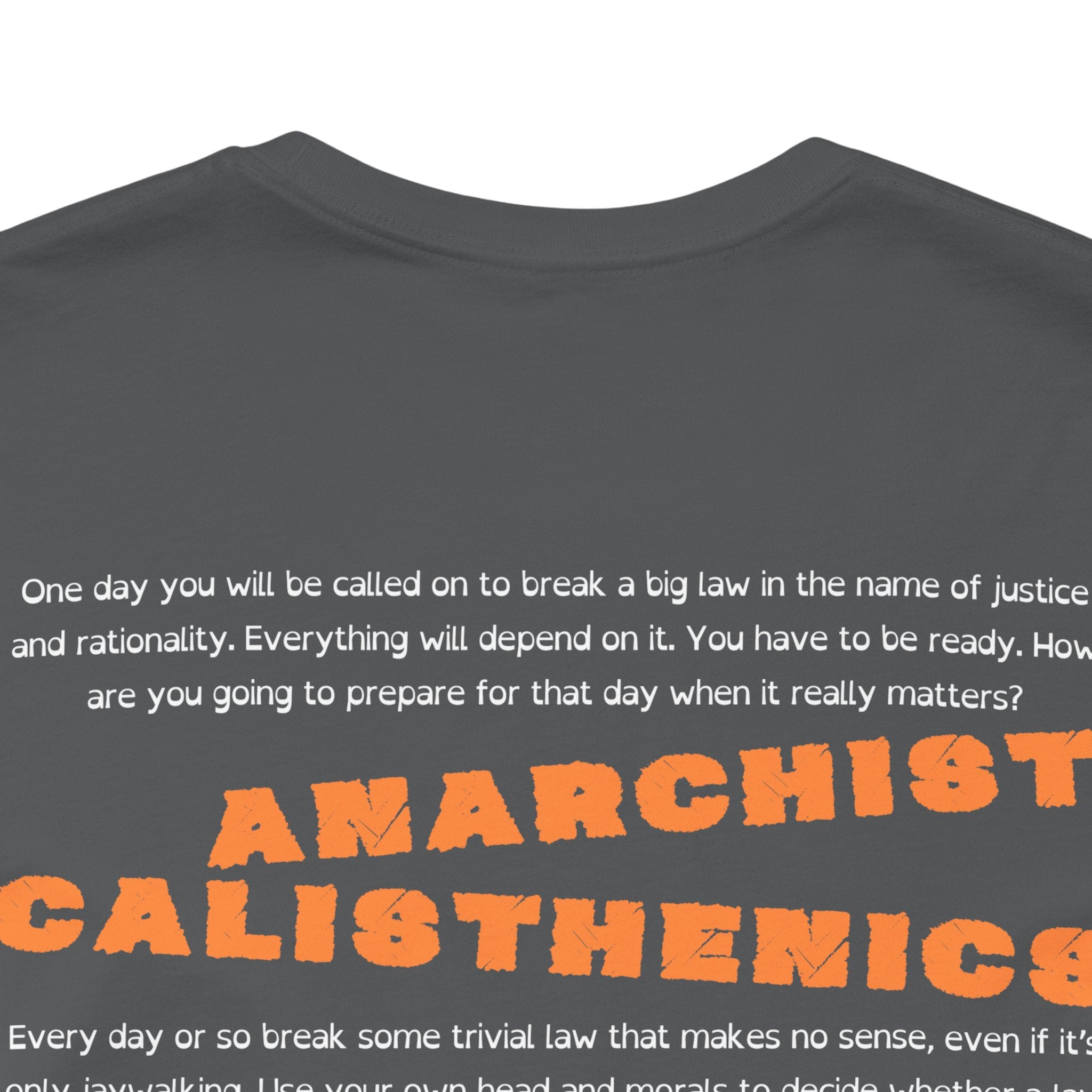 Anarchist Calisthenics- Jersey Short Sleeve Tee