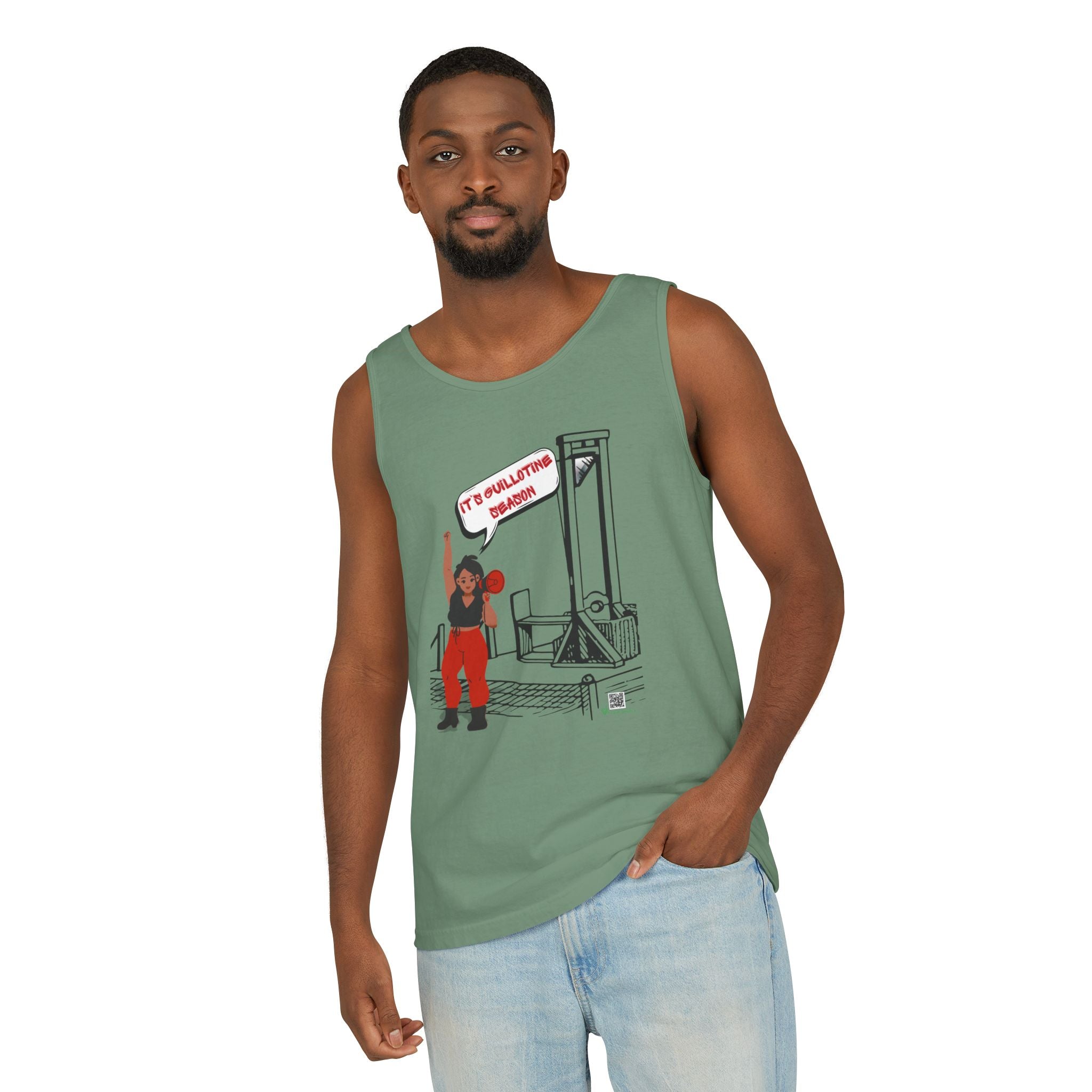 Guillotine Season Tank Top – Anti-Fascist Protest Apparel