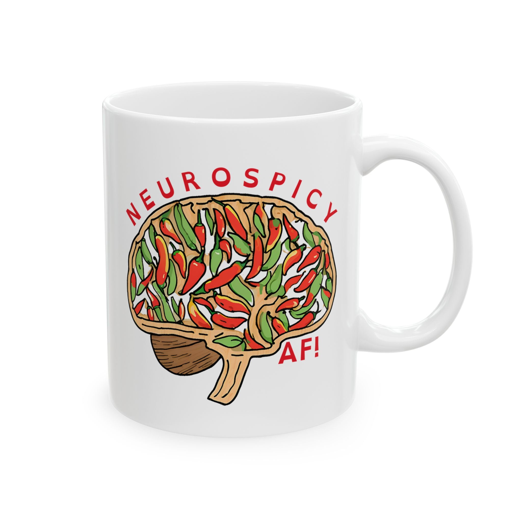 Neurospicy Mug – Celebrate Neurodivergent Brilliance with Every Sip, (11oz, 15oz)