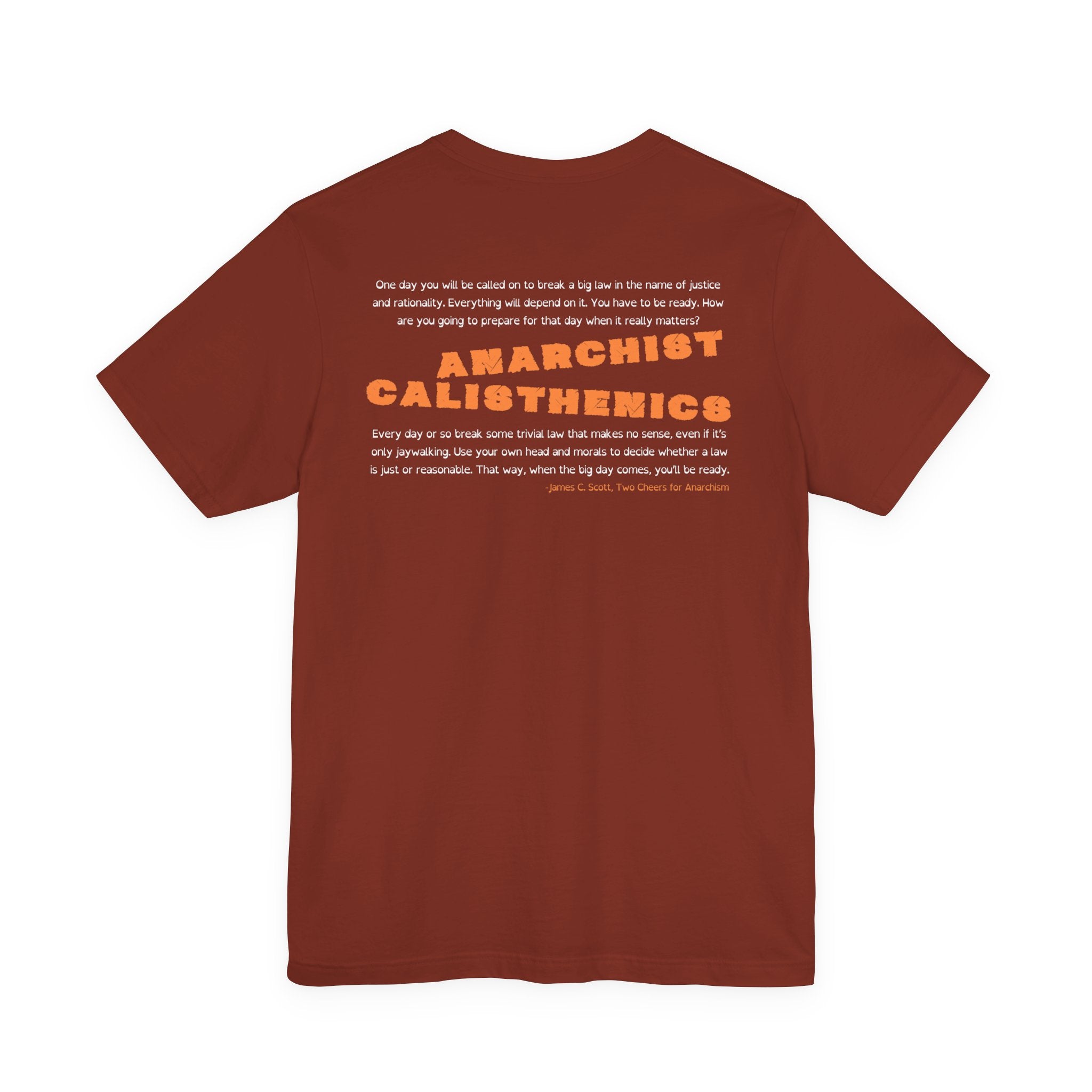 Anarchist Calisthenics- Jersey Short Sleeve Tee