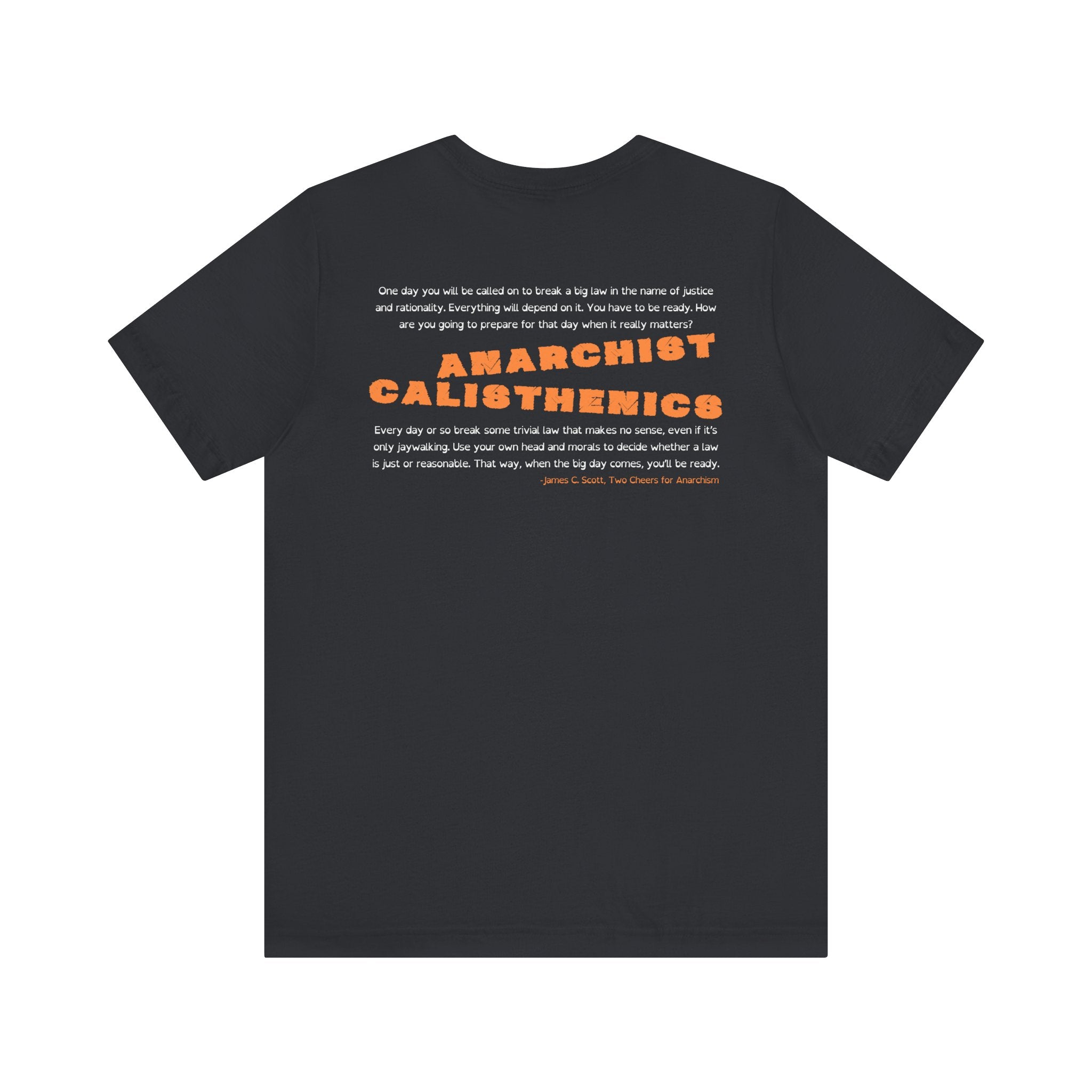 Anarchist Calisthenics- Jersey Short Sleeve Tee