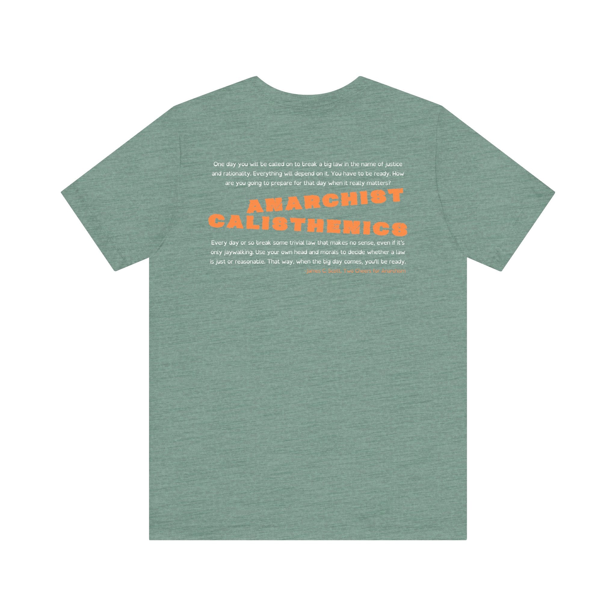 Anarchist Calisthenics- Jersey Short Sleeve Tee