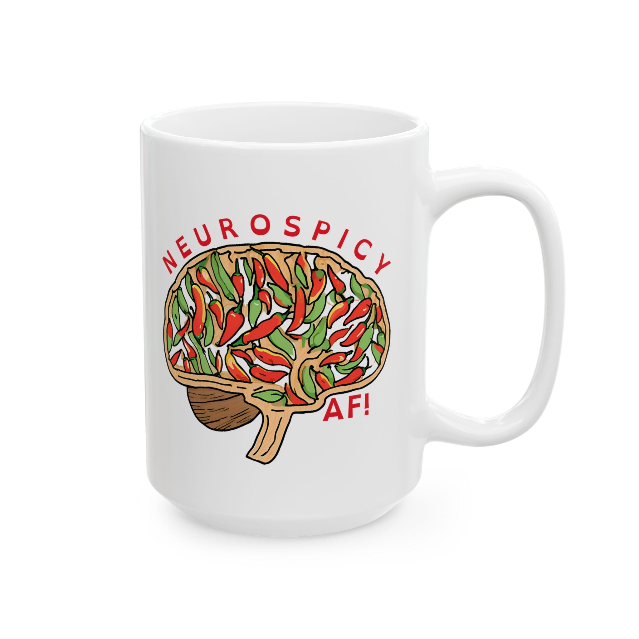 Neurospicy Mug – Celebrate Neurodivergent Brilliance with Every Sip, (11oz, 15oz)