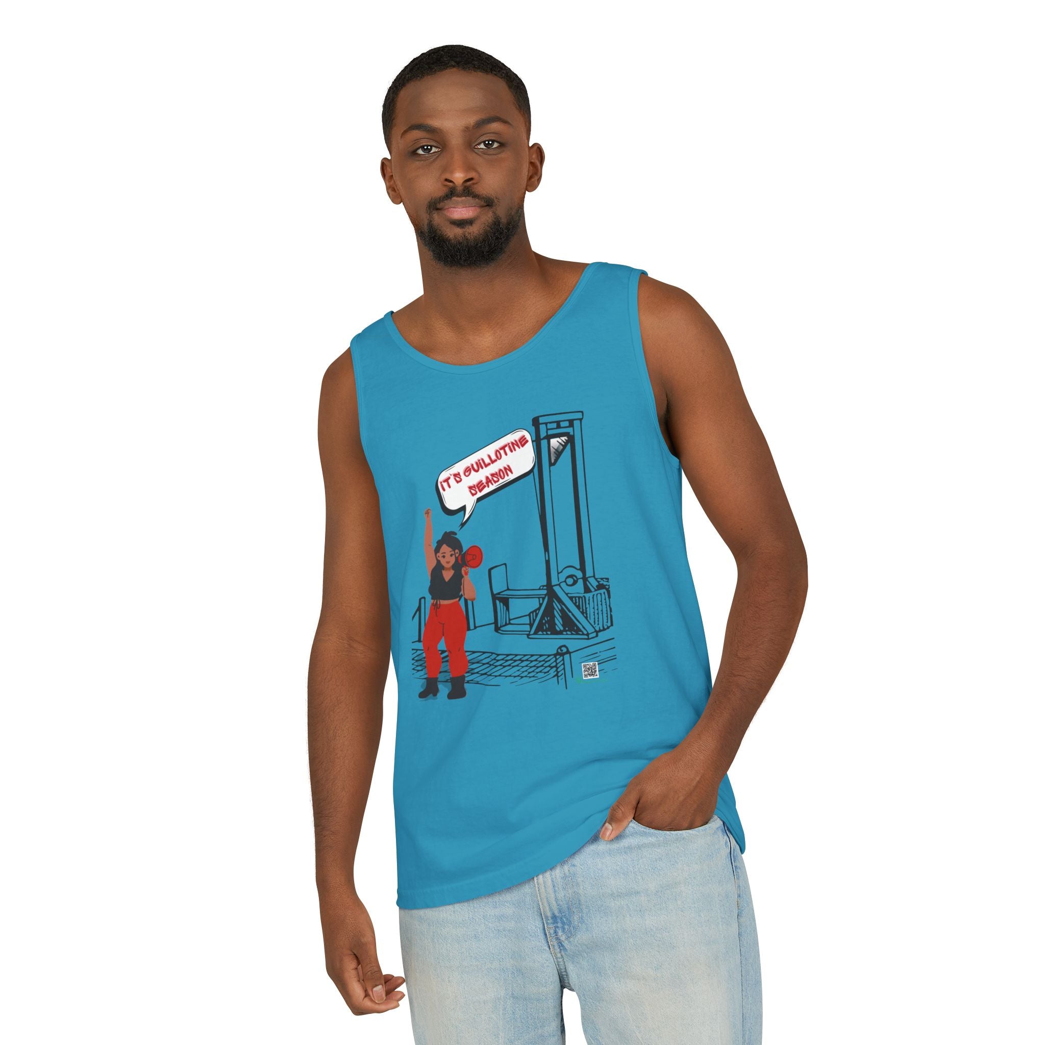 Guillotine Season Tank Top – Anti-Fascist Protest Apparel
