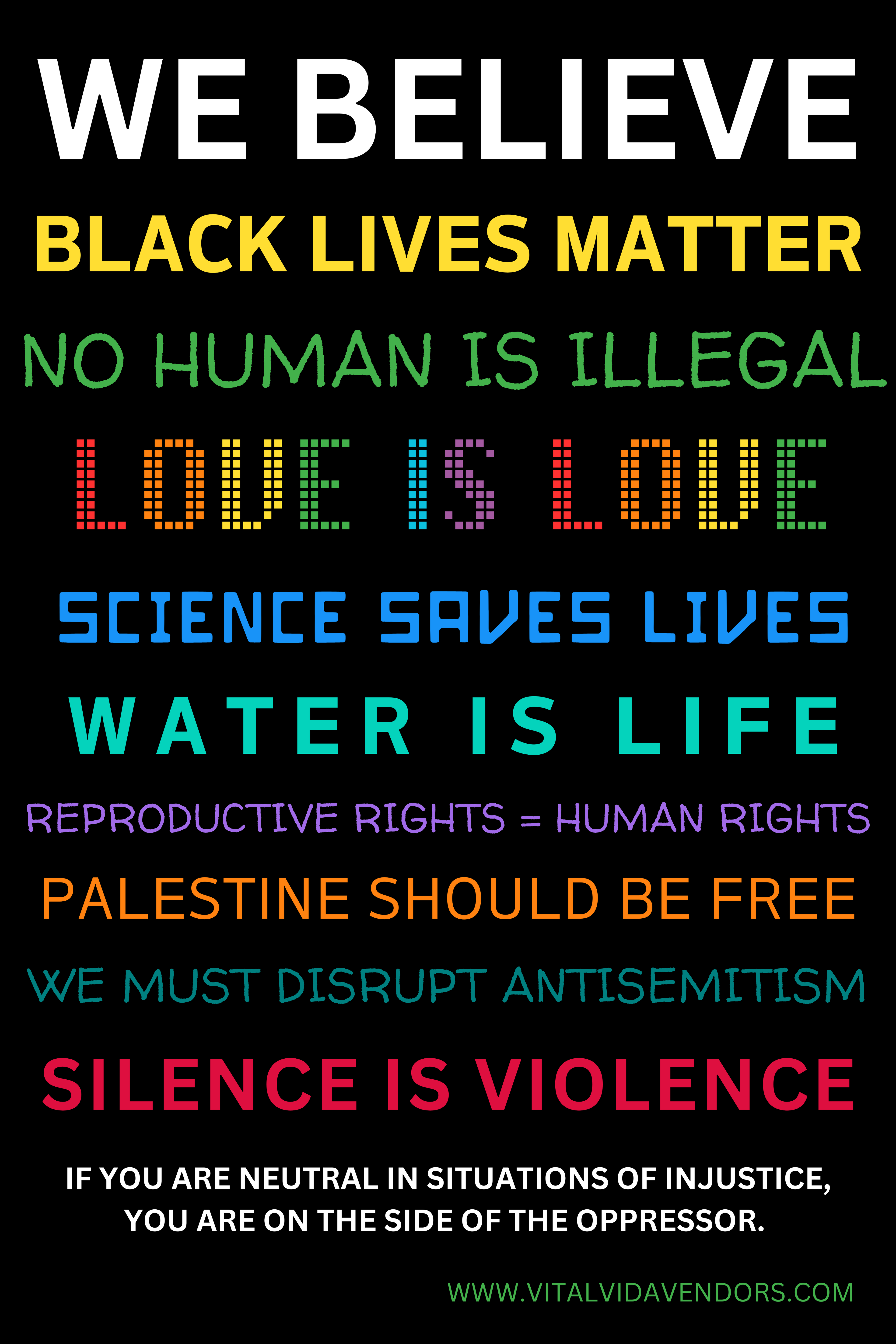 We Believe – Celebrate Collective Justice, Liberation, and Commit to Sustainability