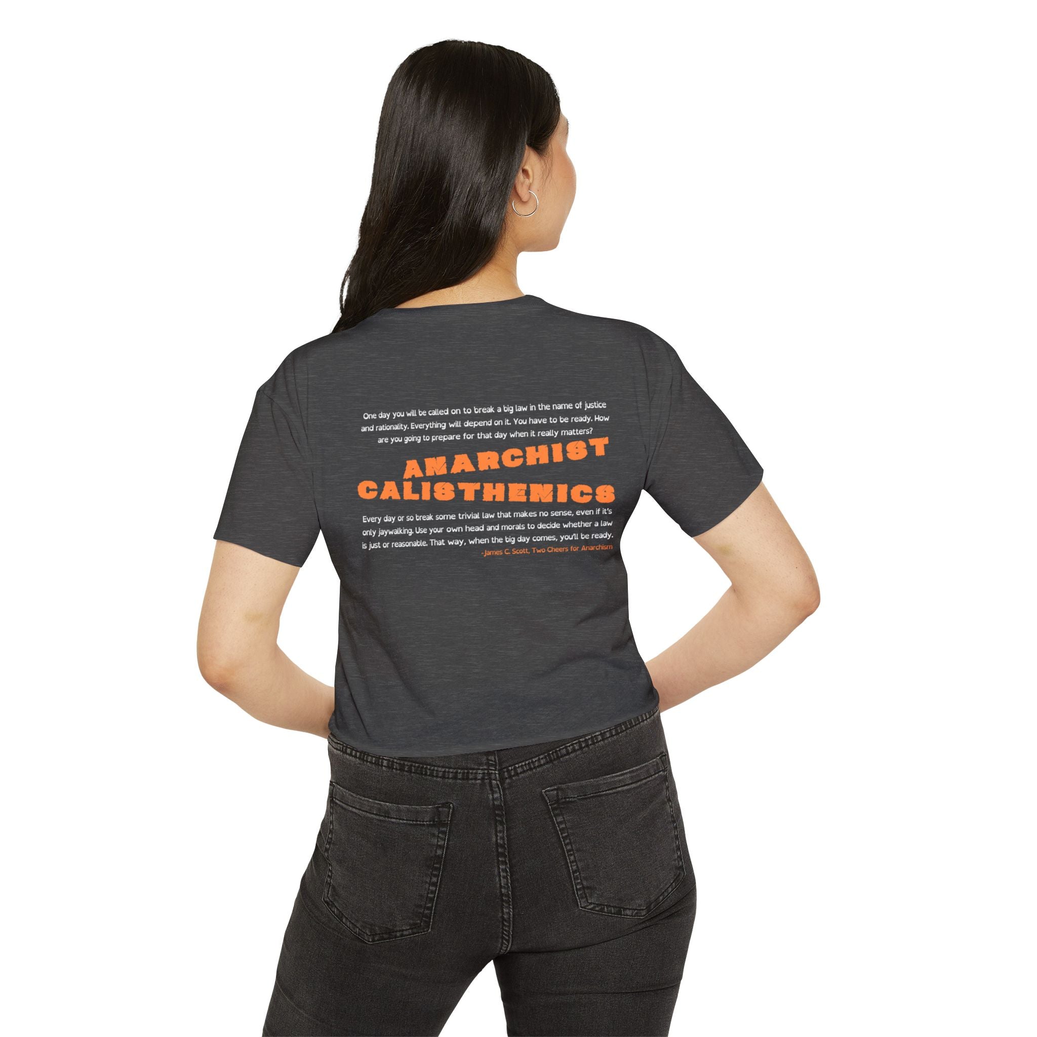 Anarchist Calisthenics Crop Tee
