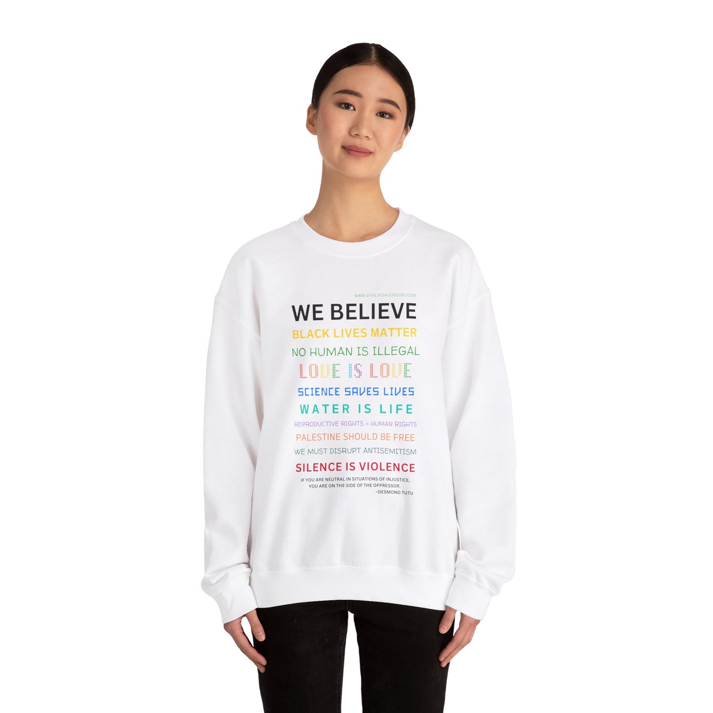 We Believe Heavy Blend™ Crew Sweatshirt