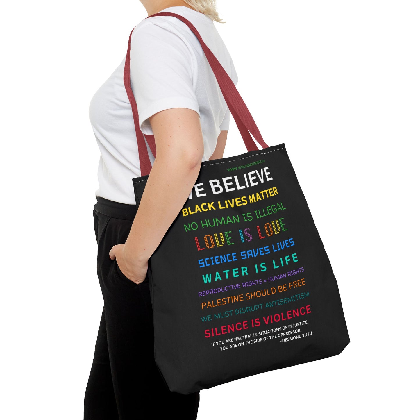 We Believe Tote- 3 sizes