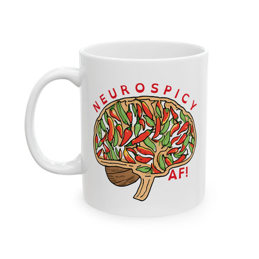 Neurospicy Mug – Celebrate Neurodivergent Brilliance with Every Sip, (11oz, 15oz)