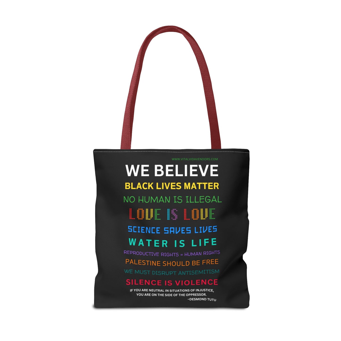 We Believe Tote- 3 sizes