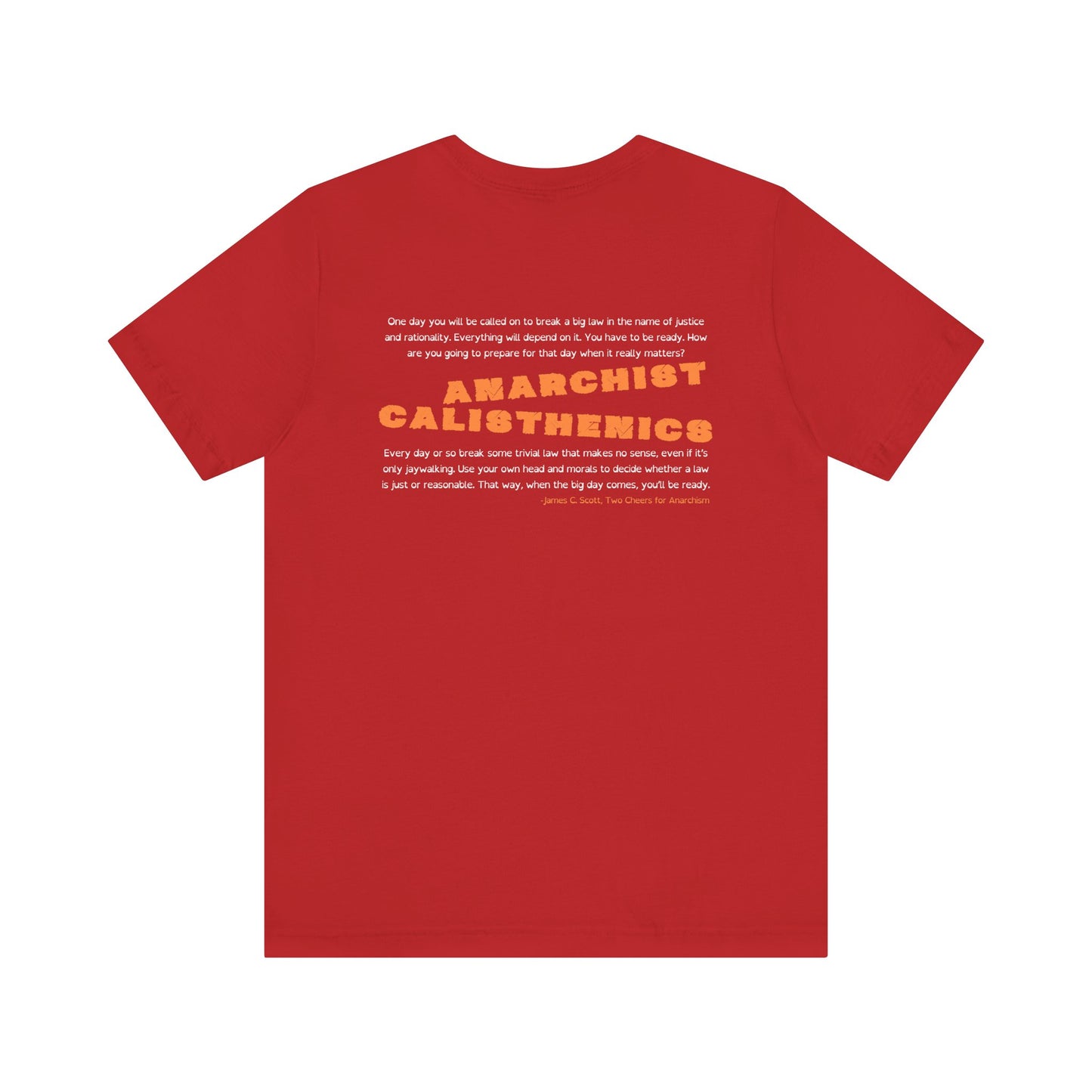 Anarchist Calisthenics- Jersey Short Sleeve Tee