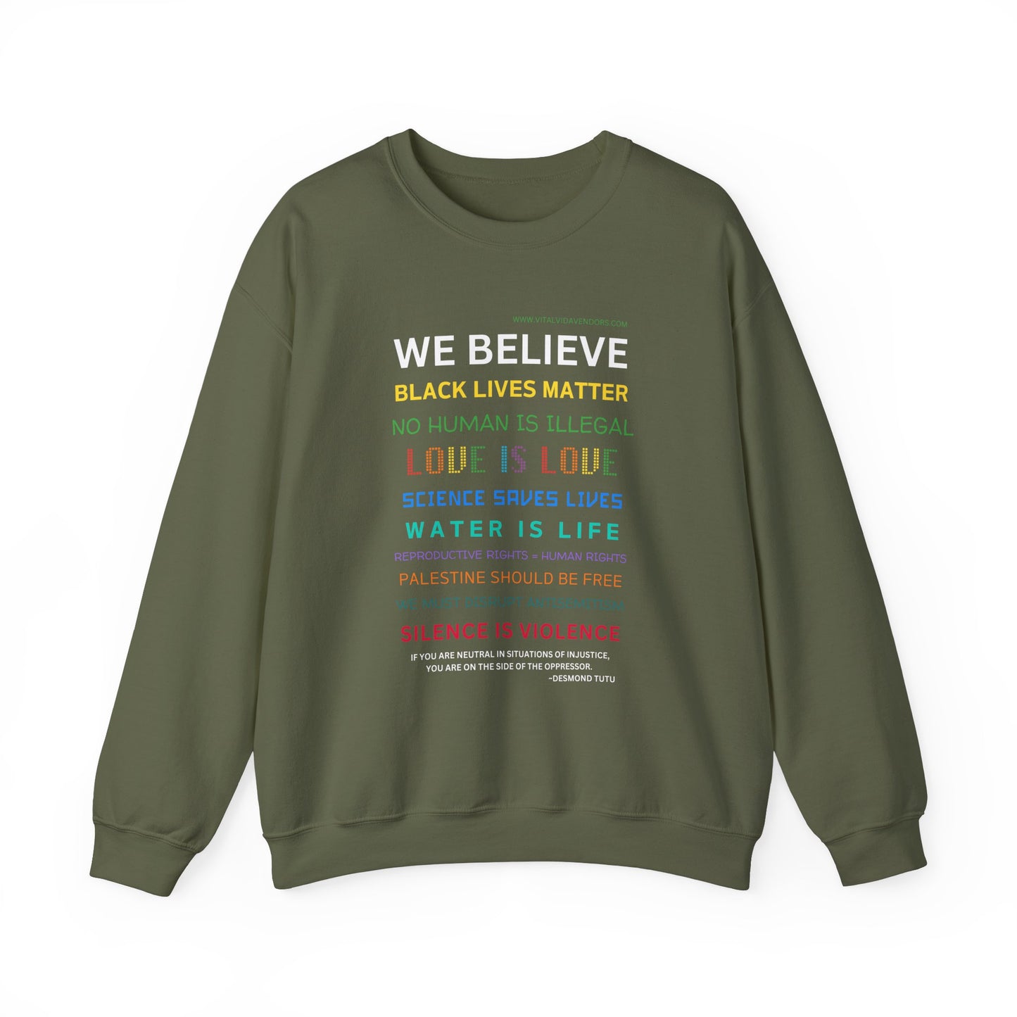 We Believe Heavy Blend™ Crew Sweatshirt