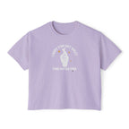 Boxy Cropped Tee- I Hope You Get What You Voted For