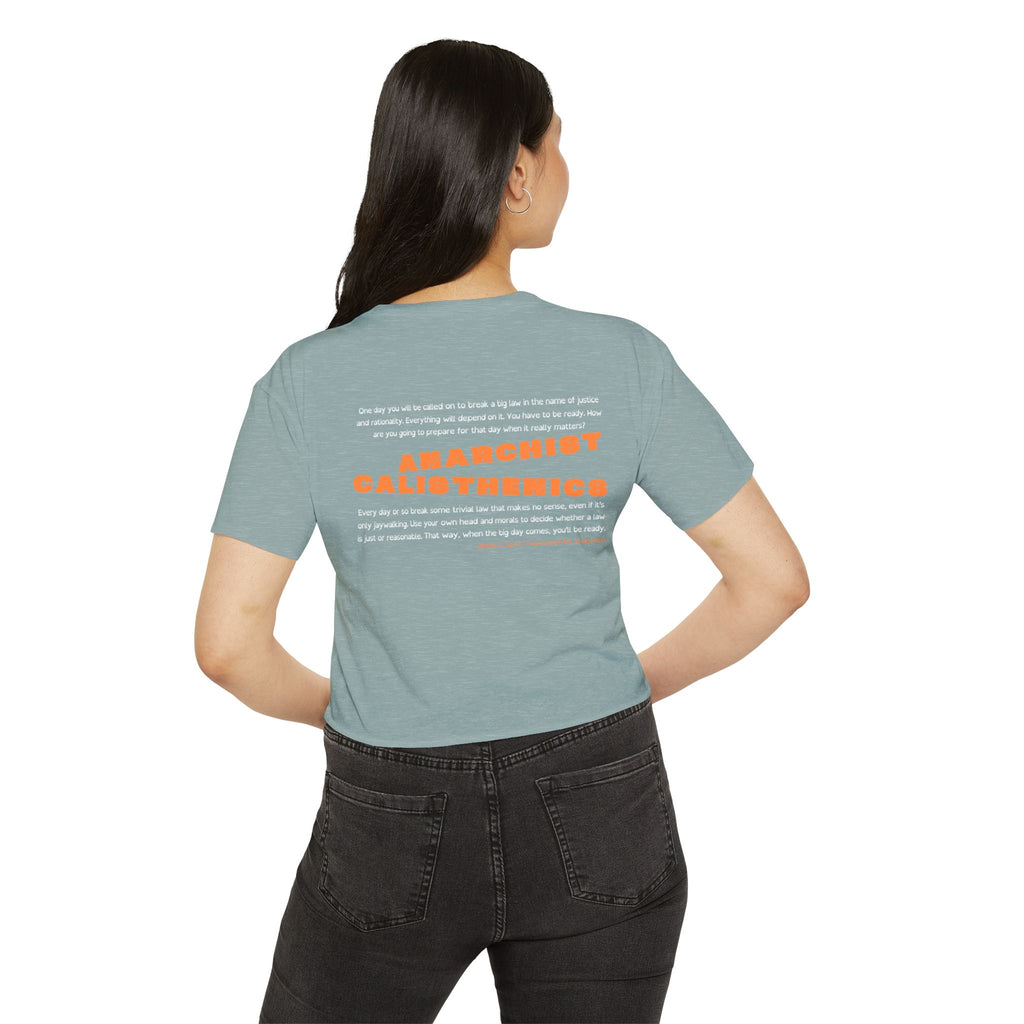 Anarchist Calisthenics Crop Tee