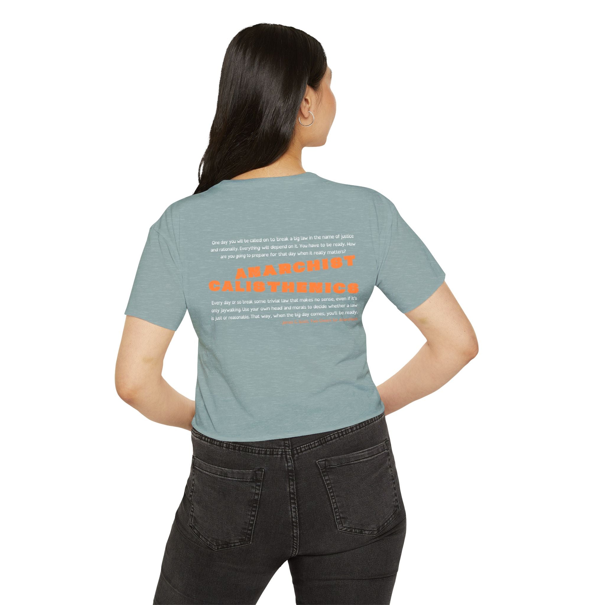 Anarchist Calisthenics Crop Tee