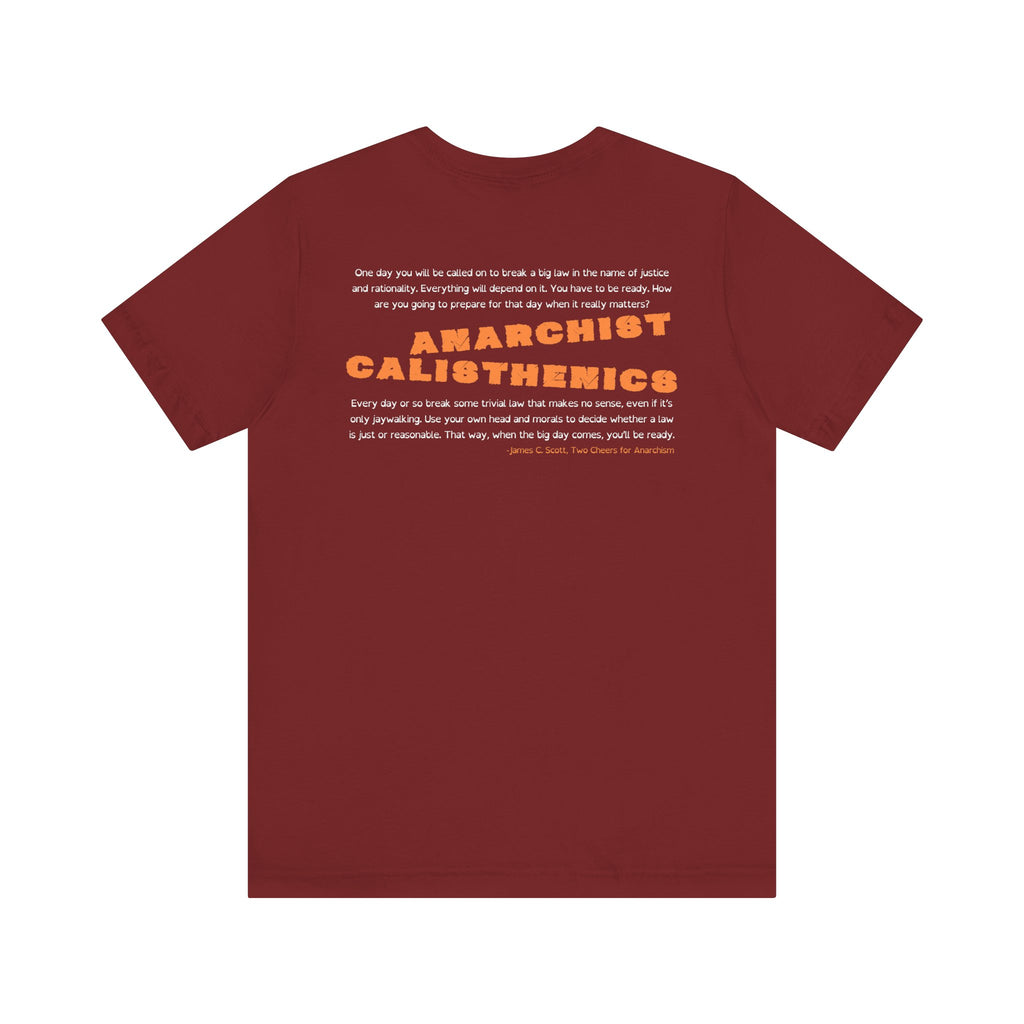 Anarchist Calisthenics- Jersey Short Sleeve Tee