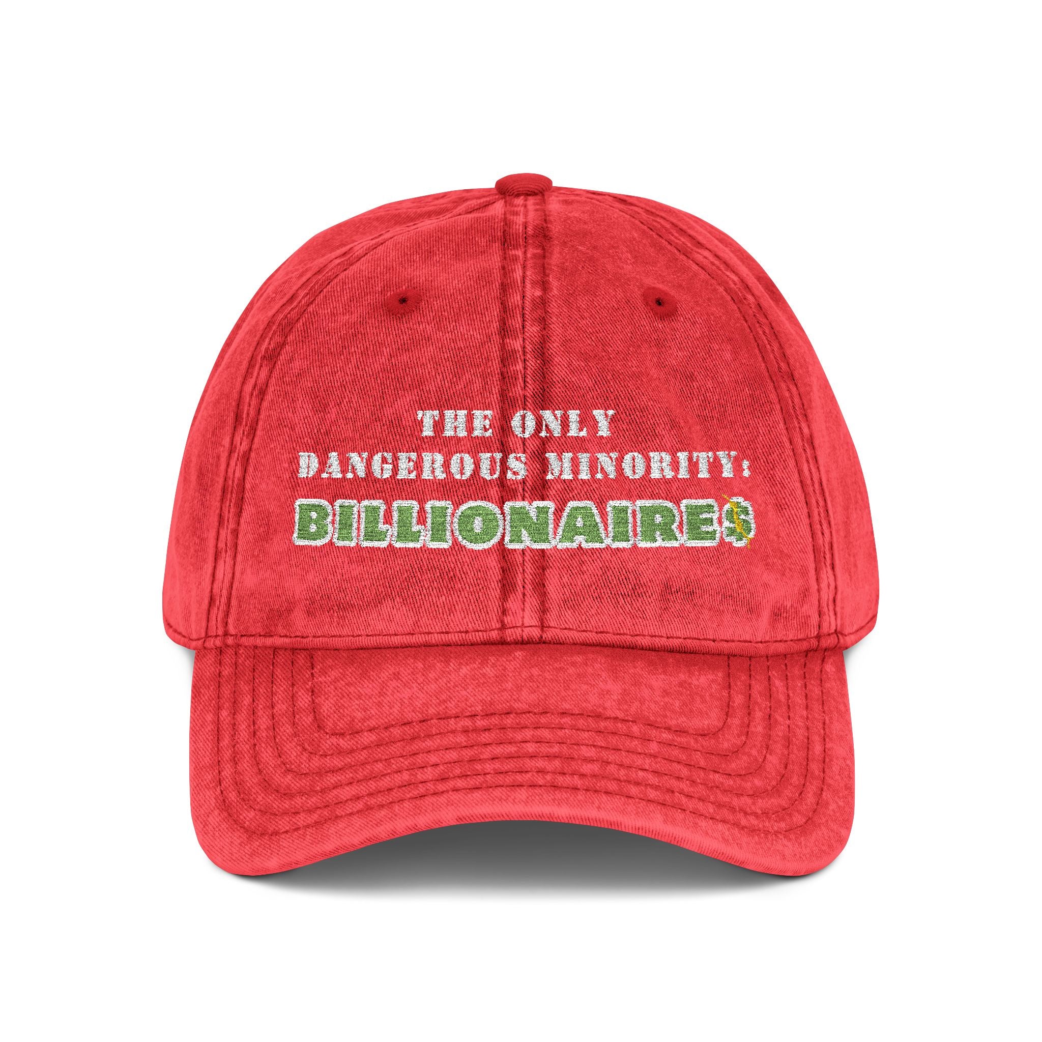The Only Dangerous Minority: BILLIONAIRE$ Vintage Washed Denim Cap
