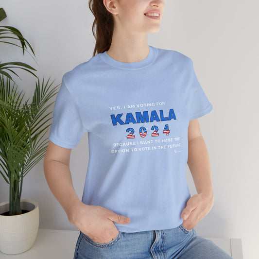 Yes, I am Voting For Kamala Jersey Tee