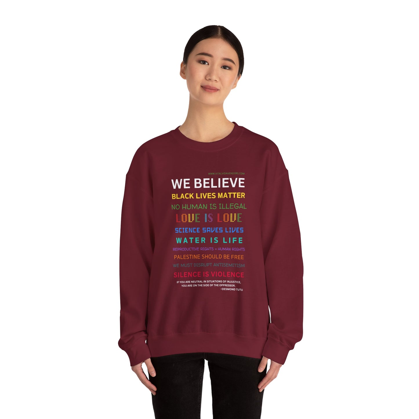 We Believe Heavy Blend™ Crew Sweatshirt