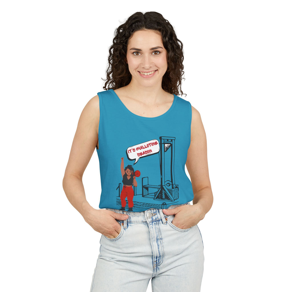 Guillotine Season Tank Top – Anti-Fascist Protest Apparel