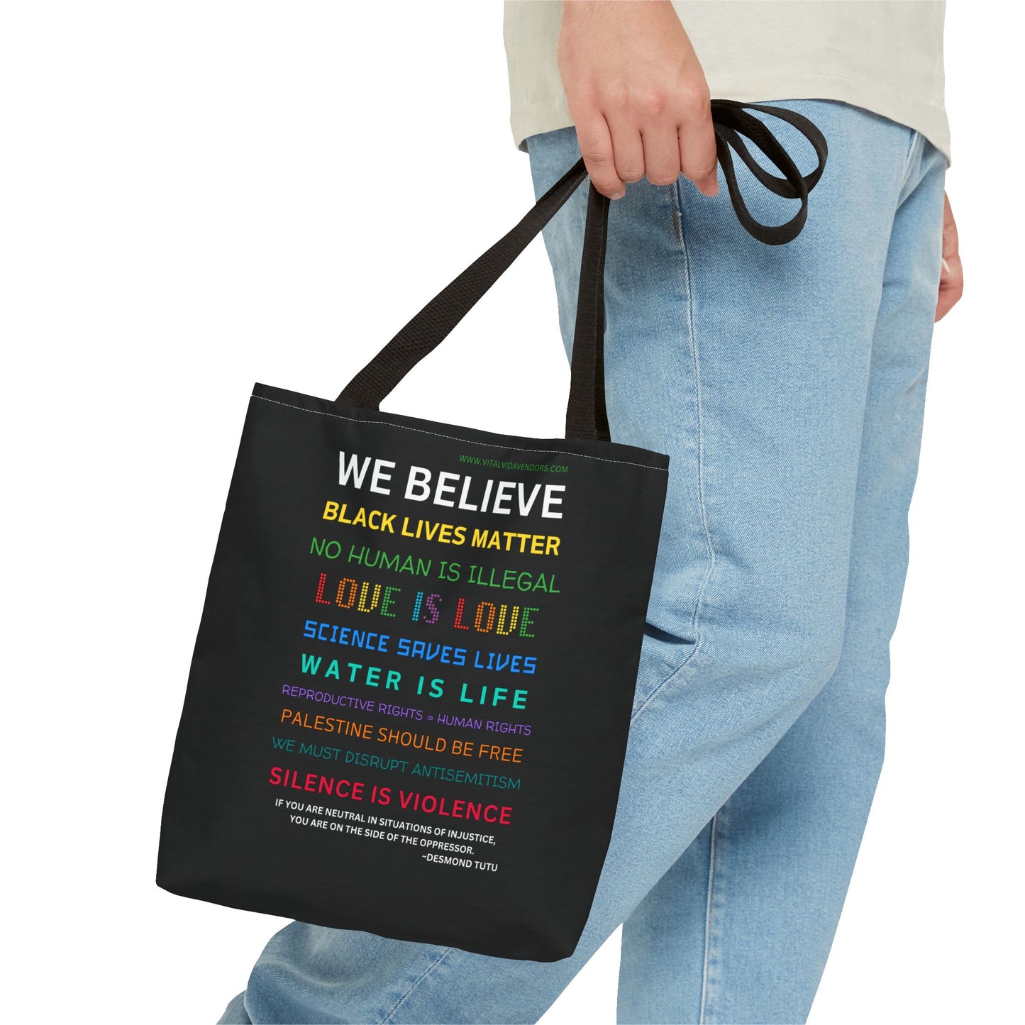 We Believe Tote- 3 sizes