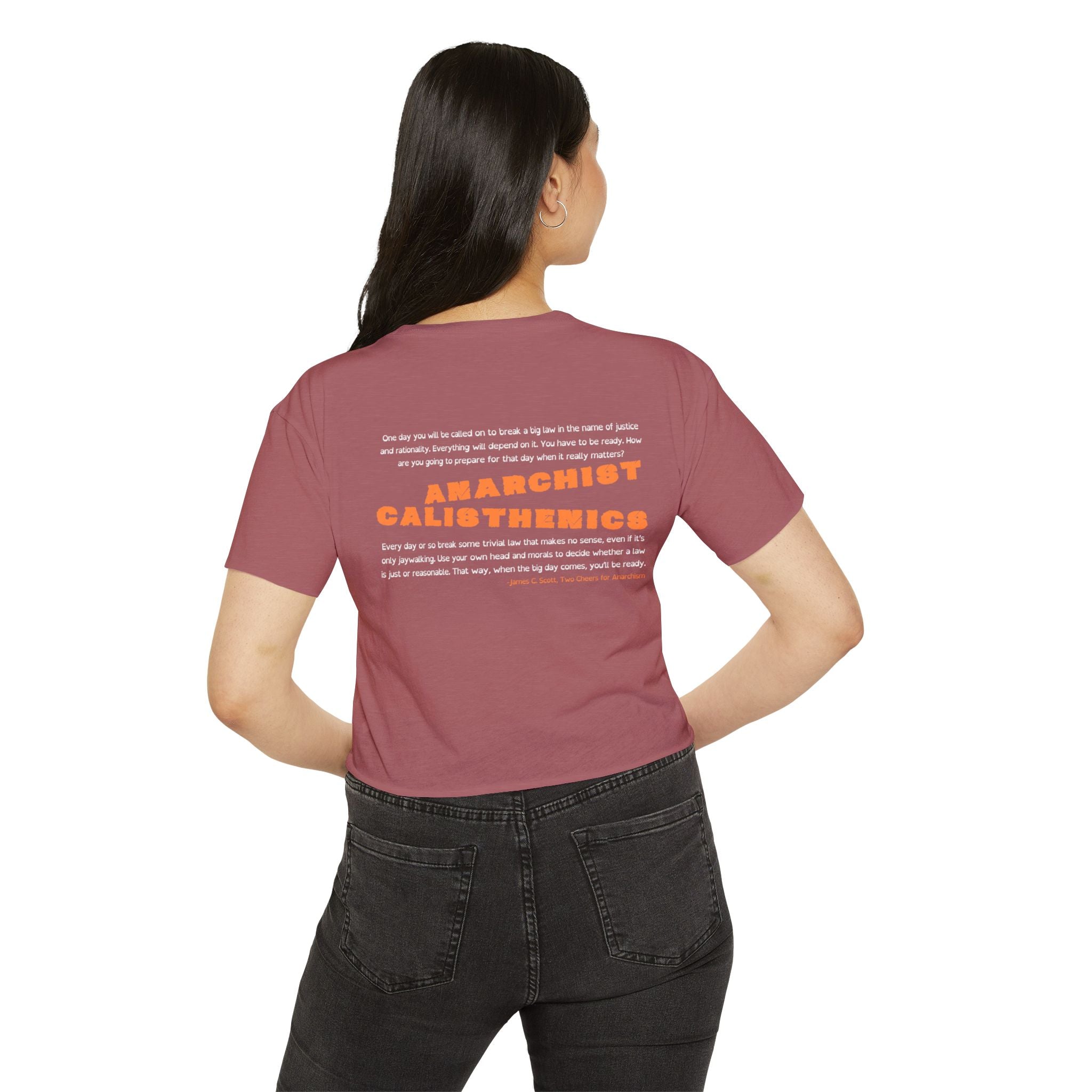 Anarchist Calisthenics Crop Tee