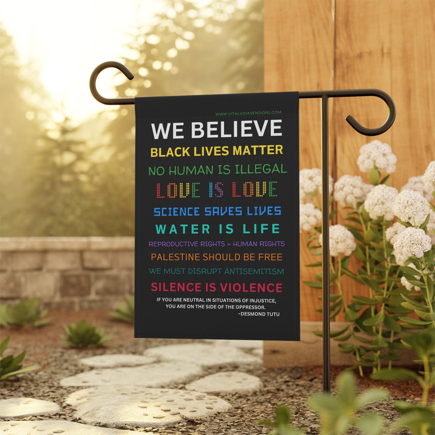 We Believe Garden & House Banner