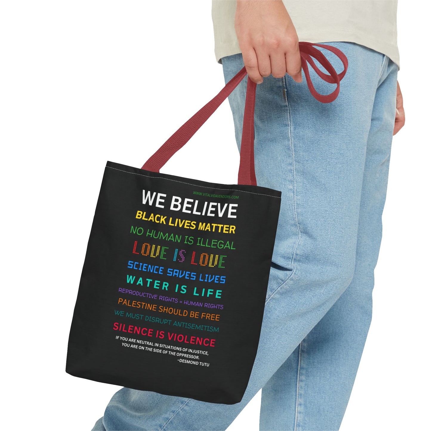 We Believe Tote- 3 sizes