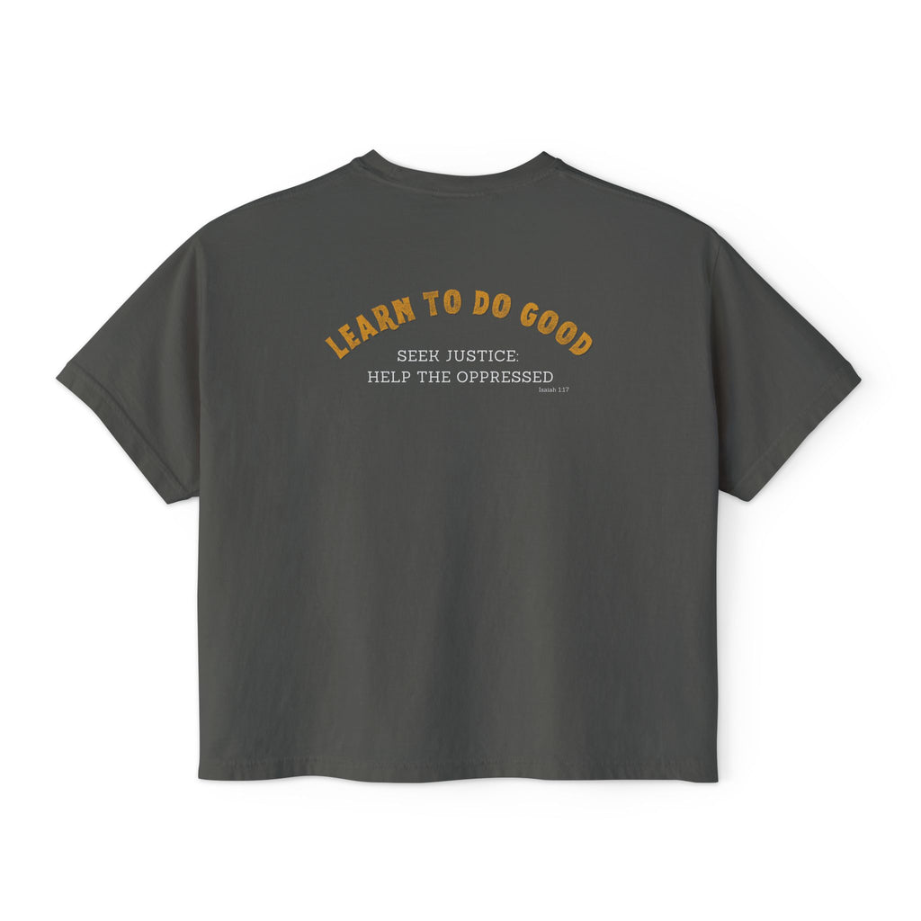 Boxy Cropped Tee- I Hope You Get What You Voted For