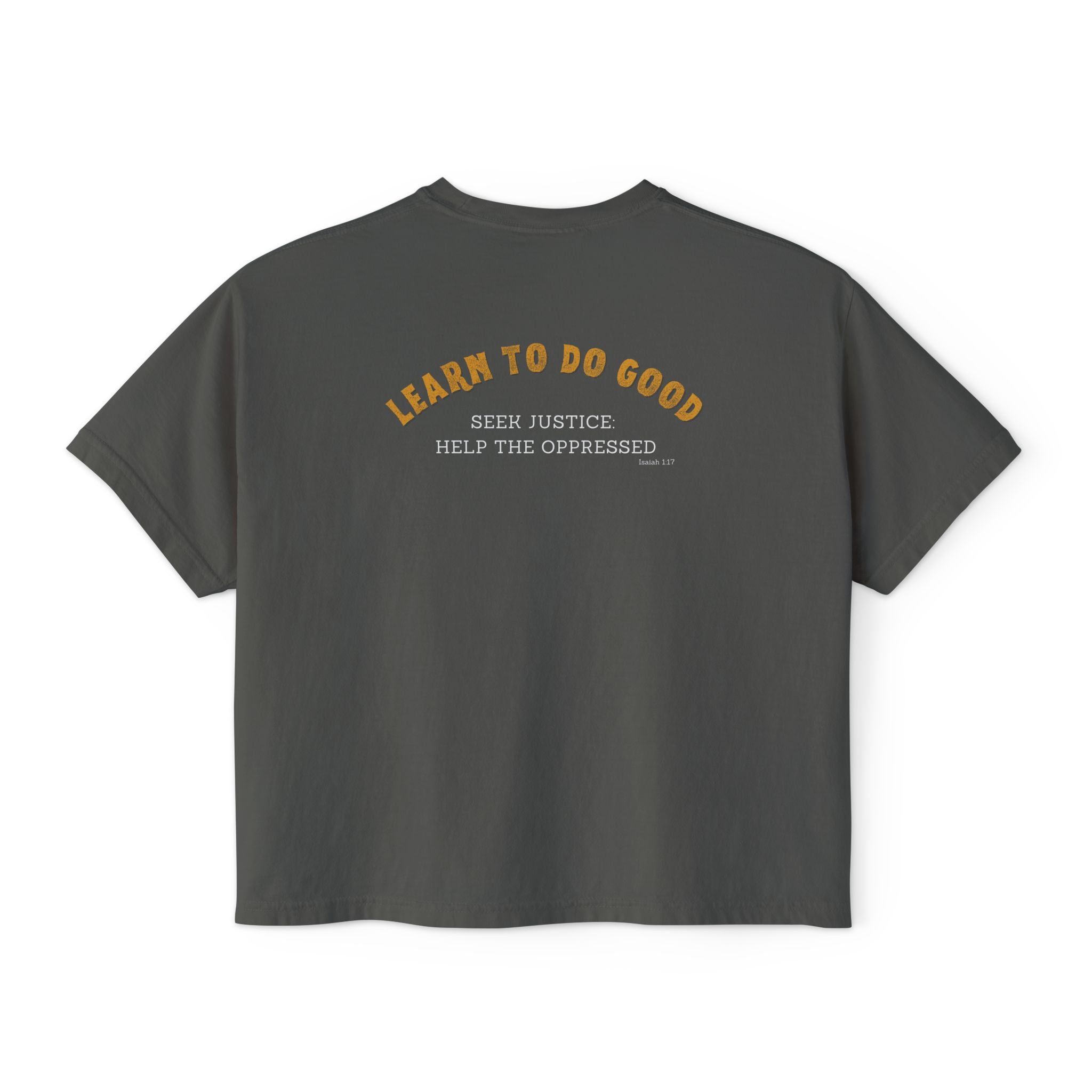 Boxy Cropped Tee- I Hope You Get What You Voted For