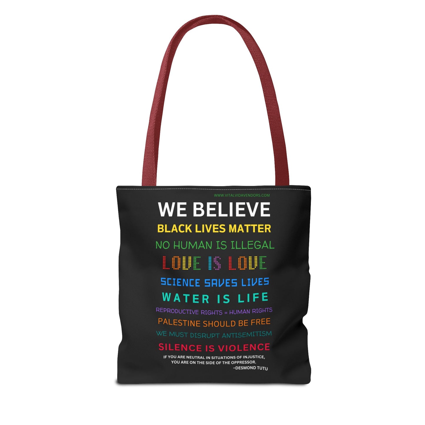 We Believe Tote- 3 sizes