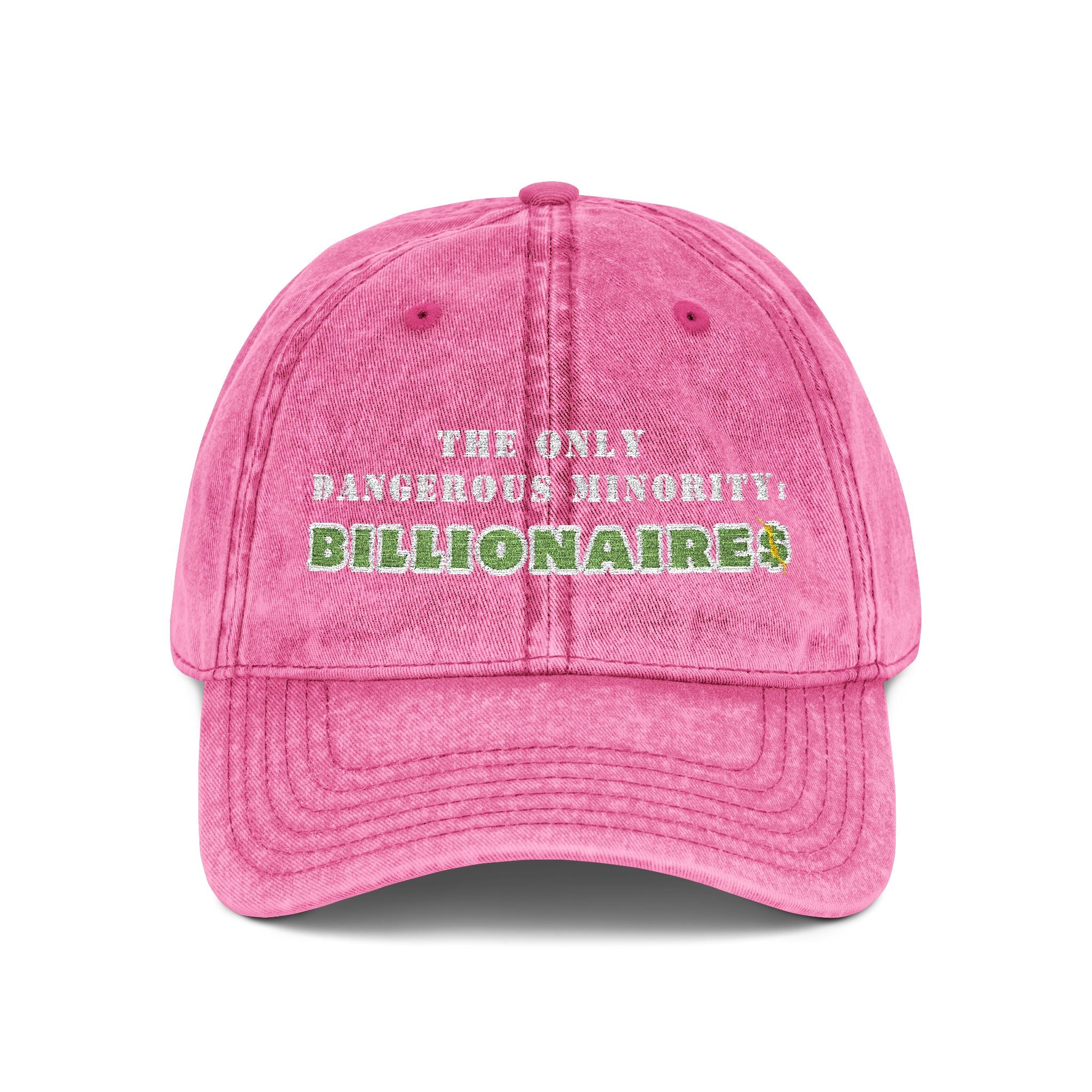 The Only Dangerous Minority: BILLIONAIRE$ Vintage Washed Denim Cap