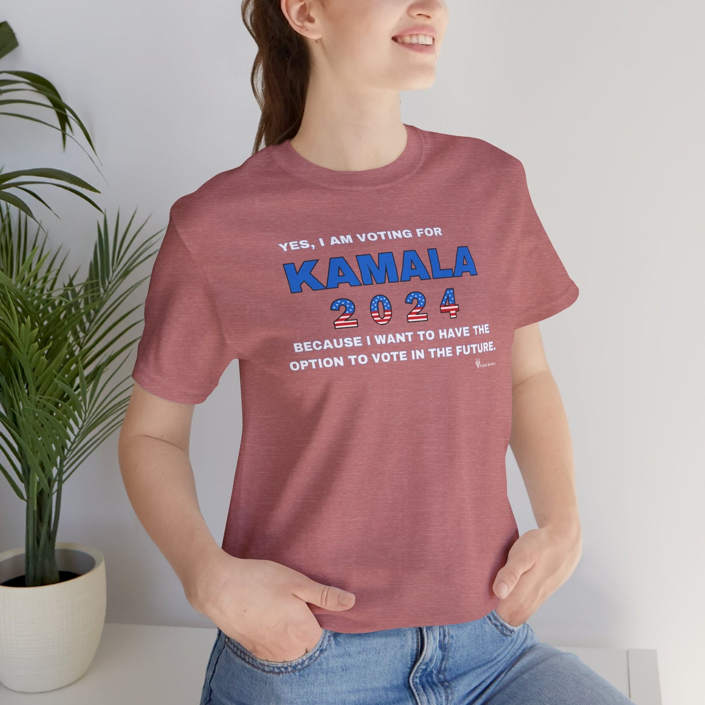 Yes, I am Voting For Kamala Jersey Tee