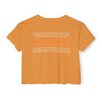 Anarchist Calisthenics Crop Tee