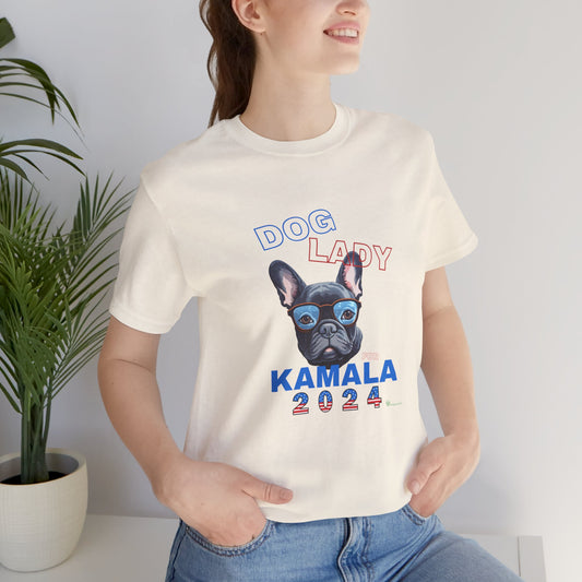 Dog Lady For Kamala Jersey Tee