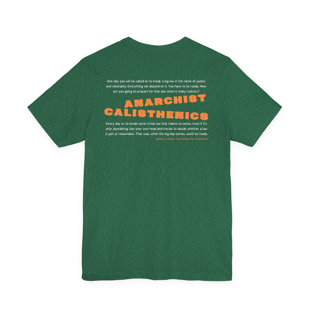 Anarchist Calisthenics- Jersey Short Sleeve Tee