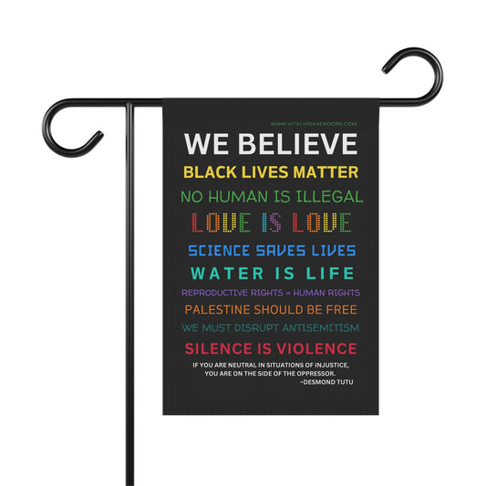 We Believe Garden & House Banner