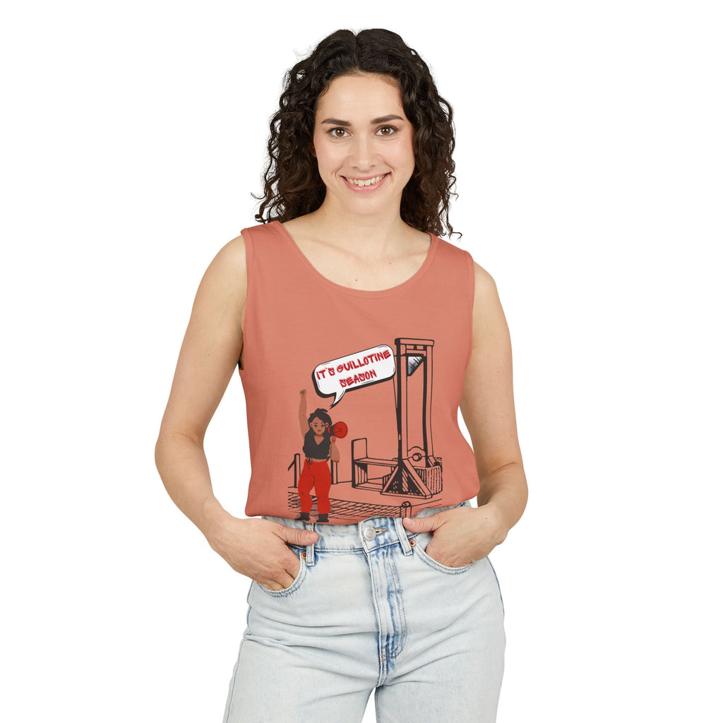 Guillotine Season Tank Top – Anti-Fascist Protest Apparel