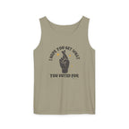 Fingers Crossed “I Hope You Get What You Voted For” Activist Tank Top