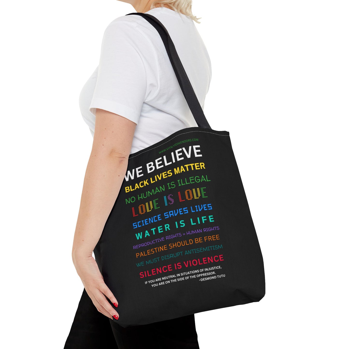 We Believe Tote- 3 sizes