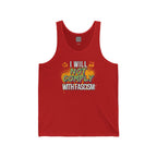 I Will Not Comply With Fascism Tank – Graffiti Protest Tank Top