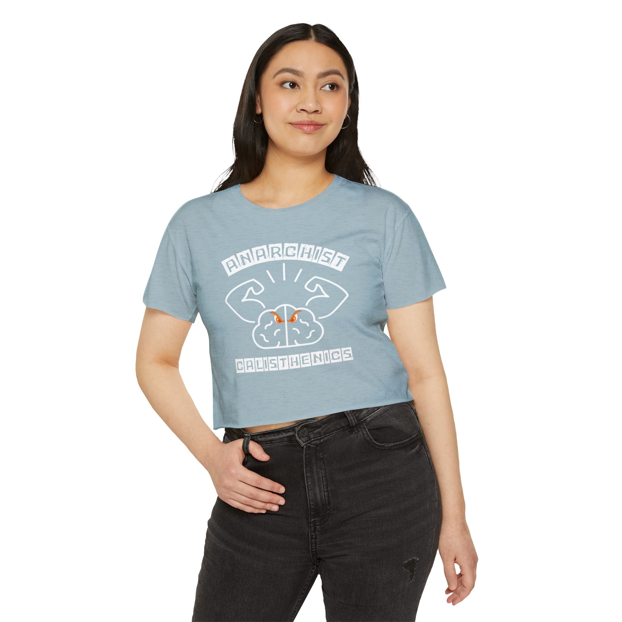 Anarchist Calisthenics Crop Tee