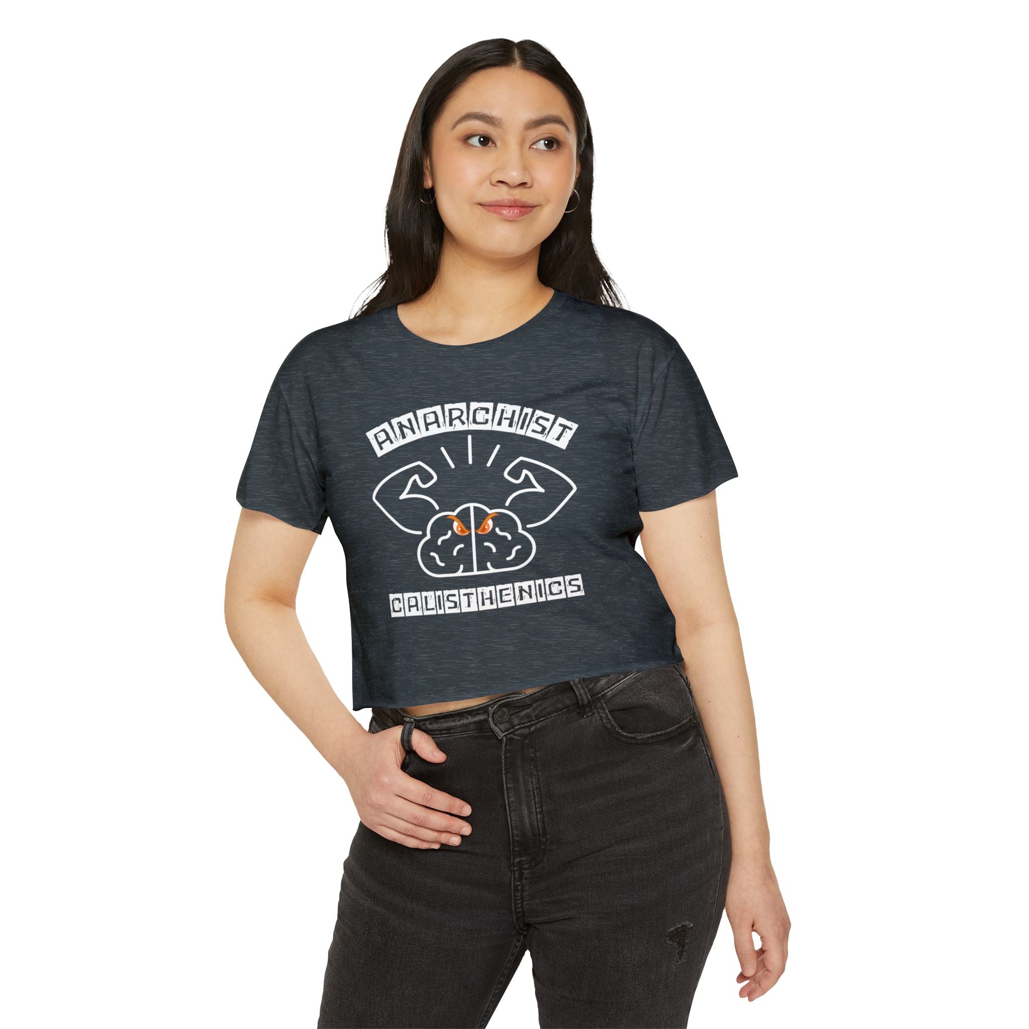 Anarchist Calisthenics Crop Tee