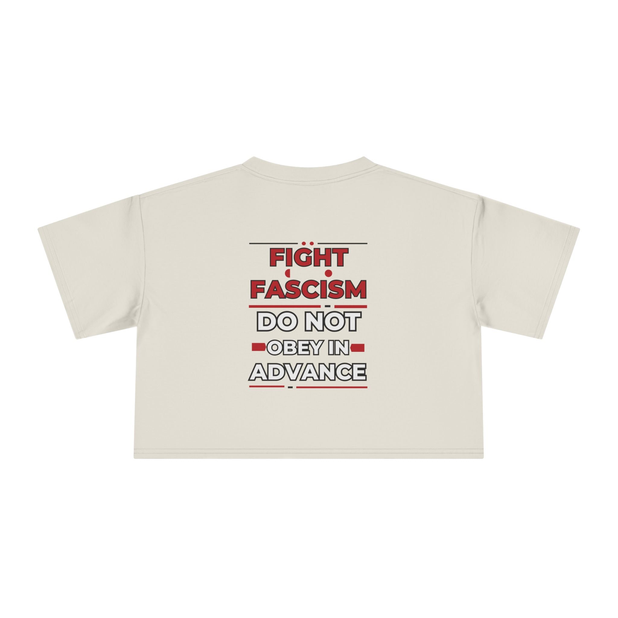 “It’s Guillotine Season” Women’s Crop Tee (Fight Fascism Edition)